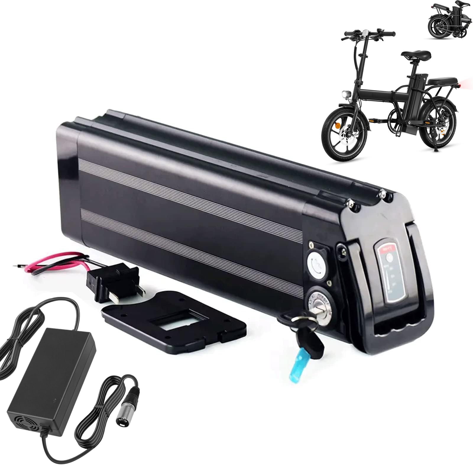 Amazon | WILLQ 電動自転車バッテリー 48V 10AH 12.5AH 13AH 15AH 18AH